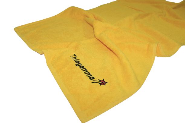 custom logo embroidered promotional bath towels